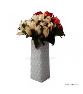 گلدان سرامیکی رومیزی طرح مثلث