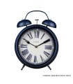 ساعت رومیزی شماطه دار نوستالژی مدل BELMONT آبی