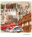 تصویر پوستر کاغذی دیواری فانتزی مدل ROME