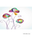 خرید اینترنتی پوسترفانتزی دیواری پارچه ای  مدل گل رنگارنگ