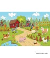 خرید آنلاین پوستر پارچه ای دیواری کودکانه مدل مزرعه