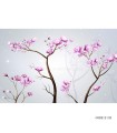 پوستر 3D دیواری پارچه ای طرح شکوفه