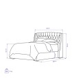 عکس سرویس تخت خواب چوبی مدل ANET