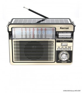 خرید رادیو کلاسیک مشکی مدل KEMAI-515-BT