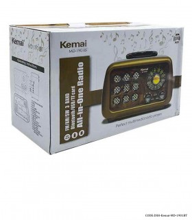 خرید انلاین رادیو کلاسیک فلش خور مدل KEMAI-MD-1901BT
