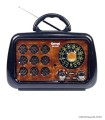 خرید رادیو کلاسیک فلش خور مشکی مدل KEMAI-MD-1901BT