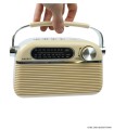 خرید اینترنتی رادیو کلاسیک شارژی مدل ADZEST-P5000 کرم