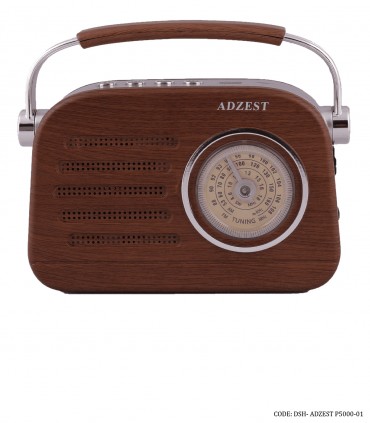 رادیو کلاسیک فلش خور مدل ADZEST-P5000-01 قهوه ای