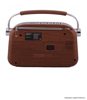 رادیو کلاسیک فلش خور مدل ADZEST-P5000-01 قهوه ای