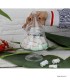 عکس شکلات خوری پایه دار شیشه ای مدل هرمی