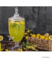 کلمن شیشه ای پایه بلور 5 لیتری مدل پریما