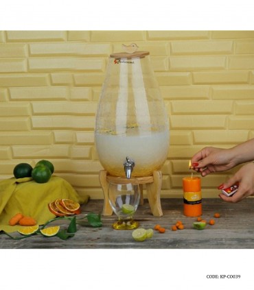 خرید کلمن پایه چوبی 6 لیتری مدل اریکا الماس