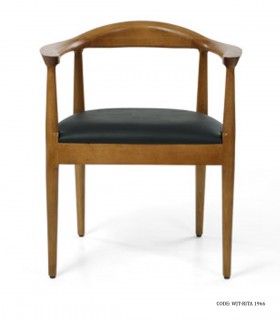 خرید انلاین صندلی چوبی دسته دار جهانتاب مدل ریتا