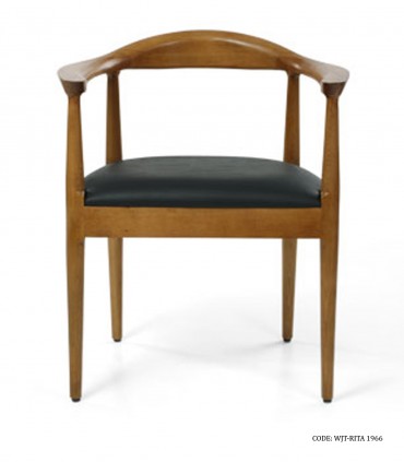 خرید انلاین صندلی چوبی دسته دار جهانتاب مدل ریتا
