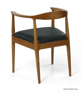 فروش صندلی چوبی دسته دار جهانتاب مدل ریتا