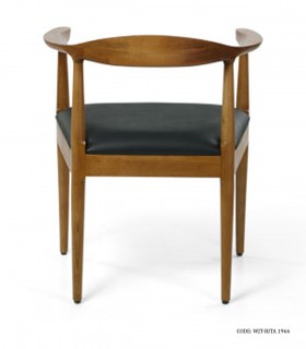 فروش انلاین صندلی چوبی دسته دار جهانتاب مدل ریتا