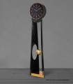 تصویر ساعت کنار سالنی ترکیب چوب و فلز مدل GRANVILLE مشکی 