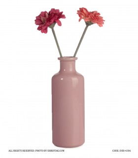 گلدان رومیزی سرامیکی مدل رویا رنگ صورتی
