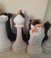 خرید مجسمه مهره شطرنج کنار سالنی مجموعه 6 تایی