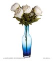گلدان بلور بلند آبی مدل بارفتن