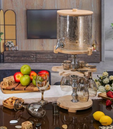 کلمن شیشه ای دربدار