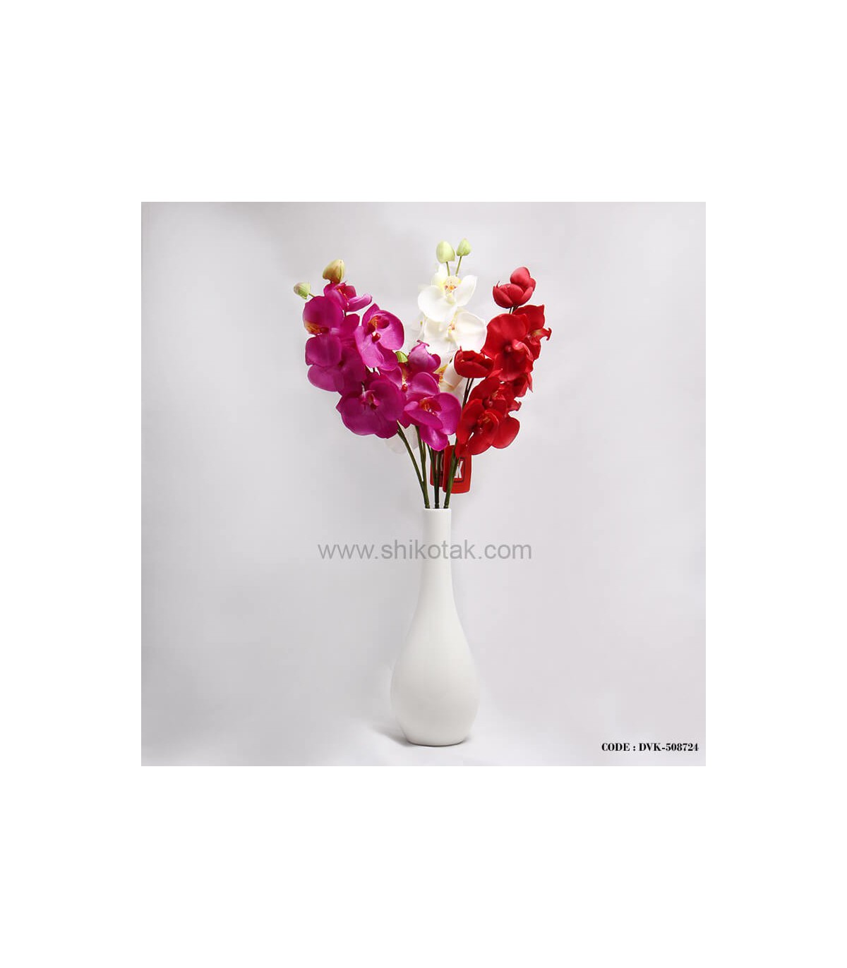 گلدان سفید سرامیکی مدل کوزه ای