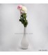 گلدان سرامیکی سفید مدل کوزه ای|گلدان شیک