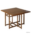 میز تاشو شش نفره چوبی سری 434