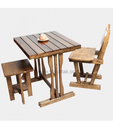 صندلی ناهار خوری چوبی سری 107