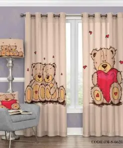 پرده کودک خرس مهربان مدل 6628
