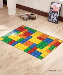 فرش اتاق پسرانه طرح لگو مدل Lego