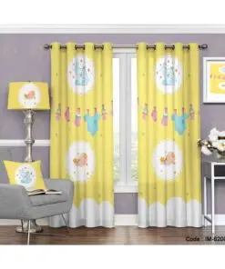 پرده اتاق کودک دخترانه و  پسرانه طرح فیل