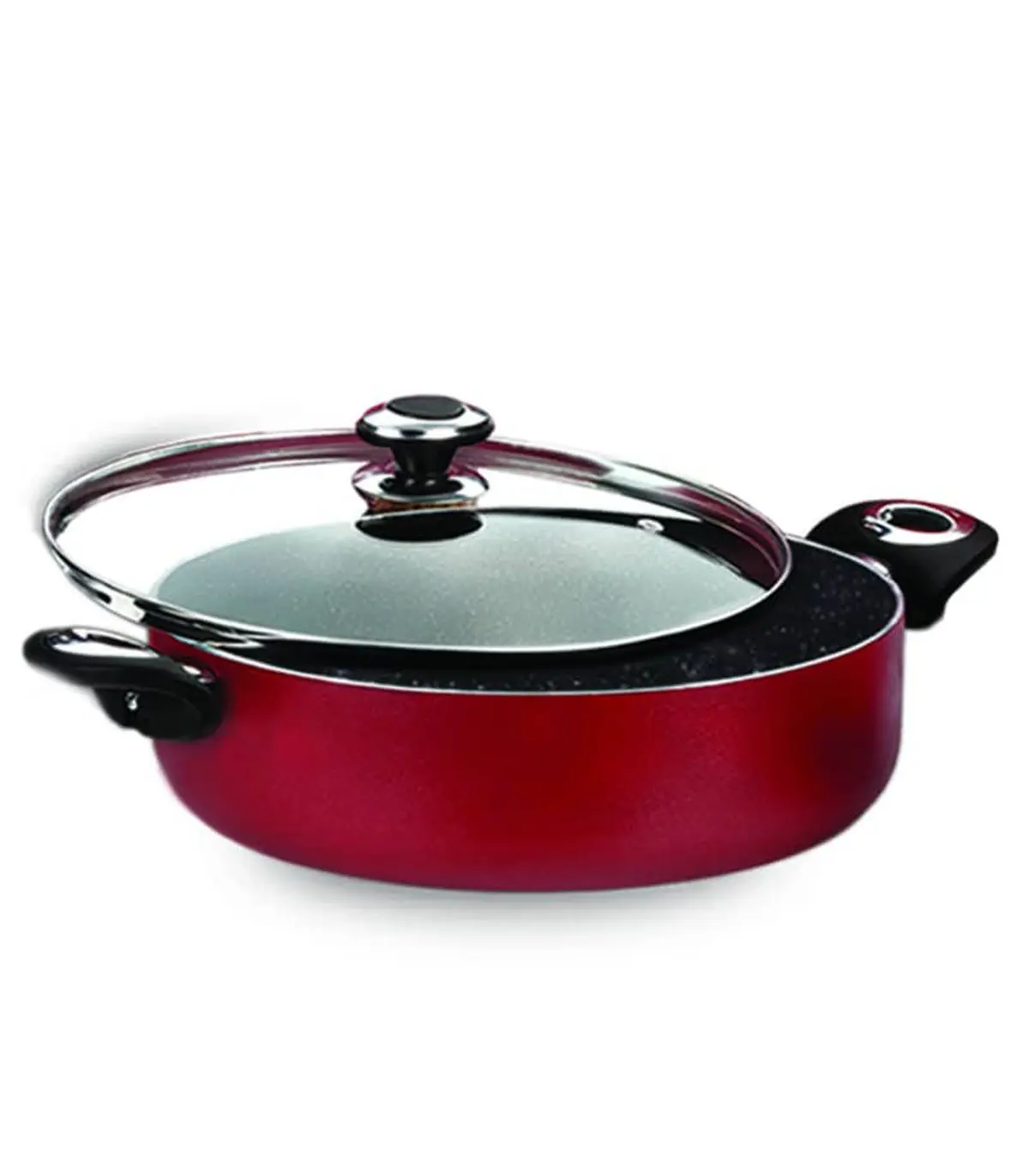 ماهیتابه گرانیتی دو دسته سایز 28 زرساب مدل گرانیتا