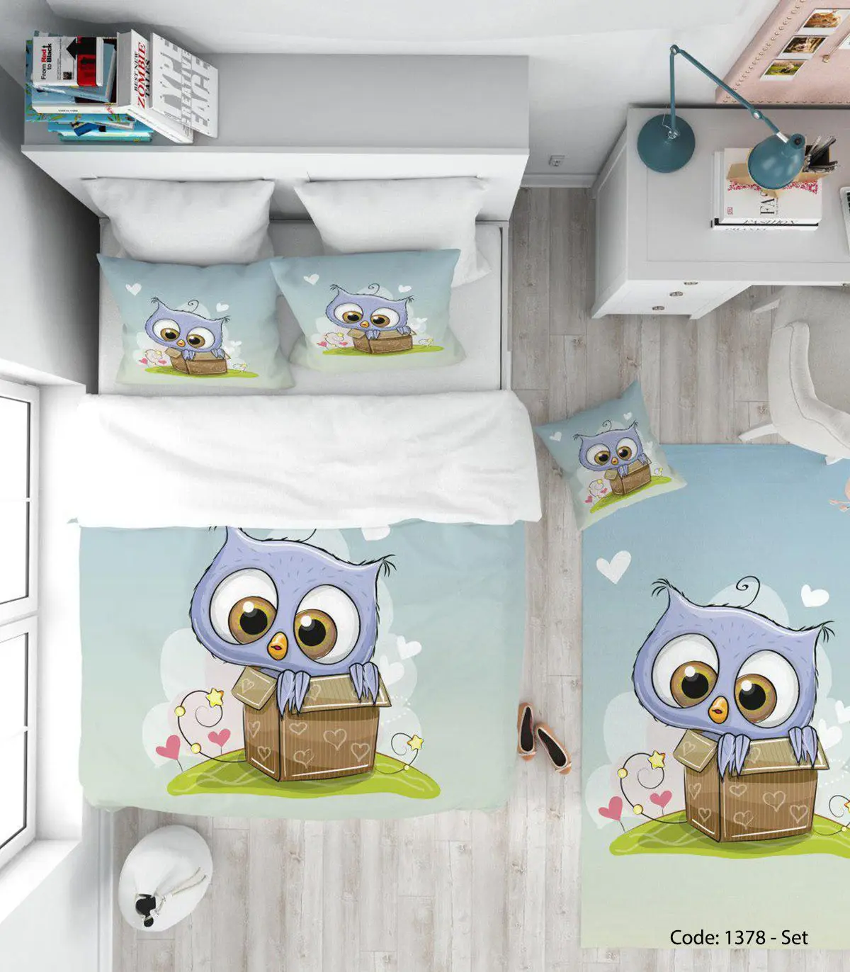 روتختی کودکانه مدل BLUE OWL