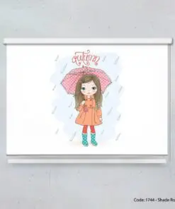 پرده شید بالارو اتاق دخترانه مدل RAIN