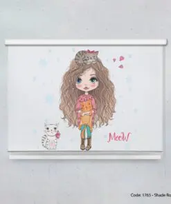 پرده شید بالارو دخترانه مدل MEEW