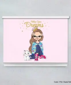پرده شیدرول اتاق کودک مدل DREAMS