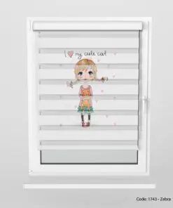 پرده زبرا مدل LITTLE PRINCESS