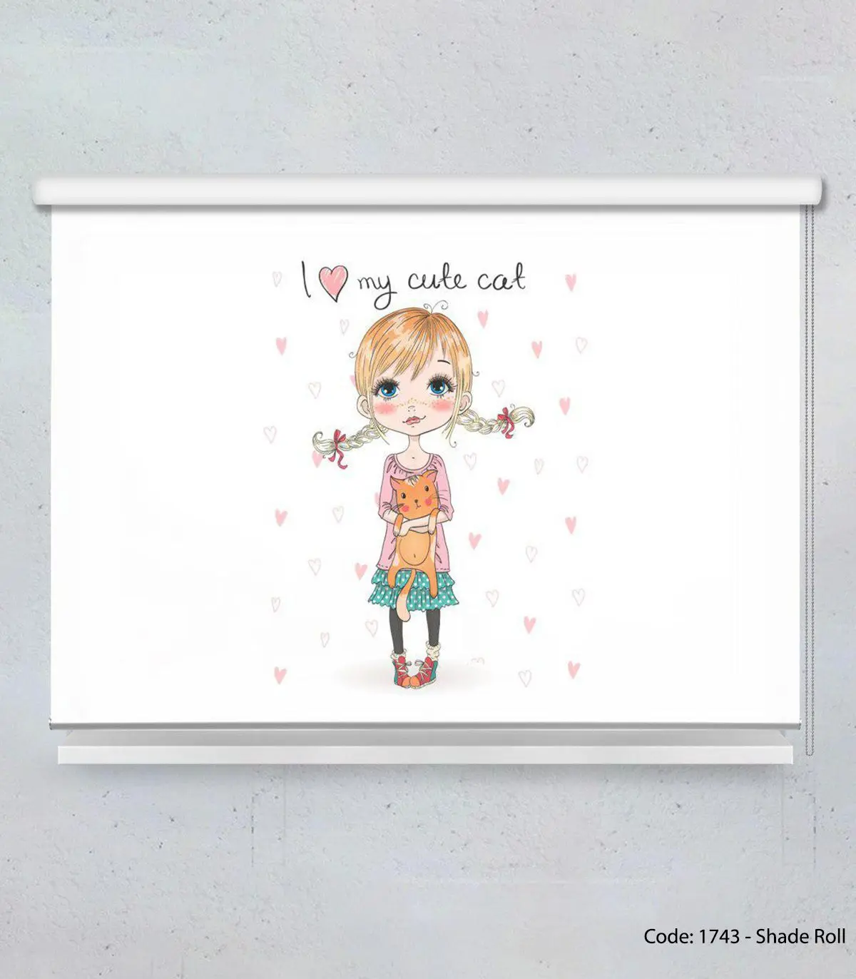 پرده شیدرول مدل LITTLE PRINCESS