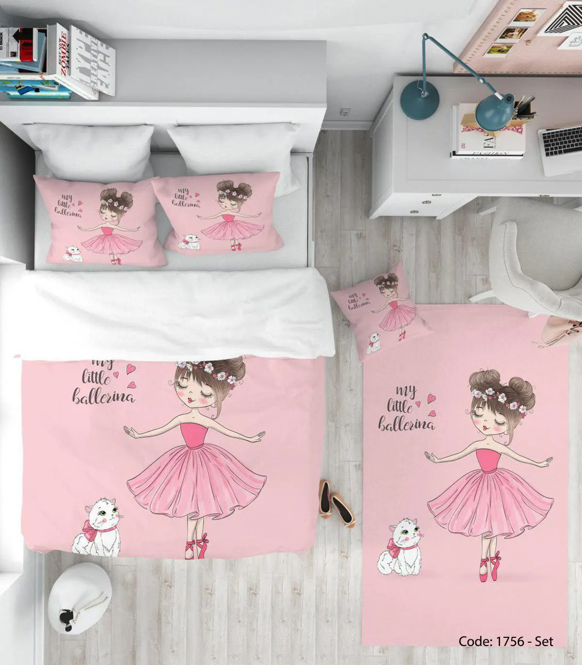 روتختی اتاق نوجوان مدل LITTLE BALLESINA
