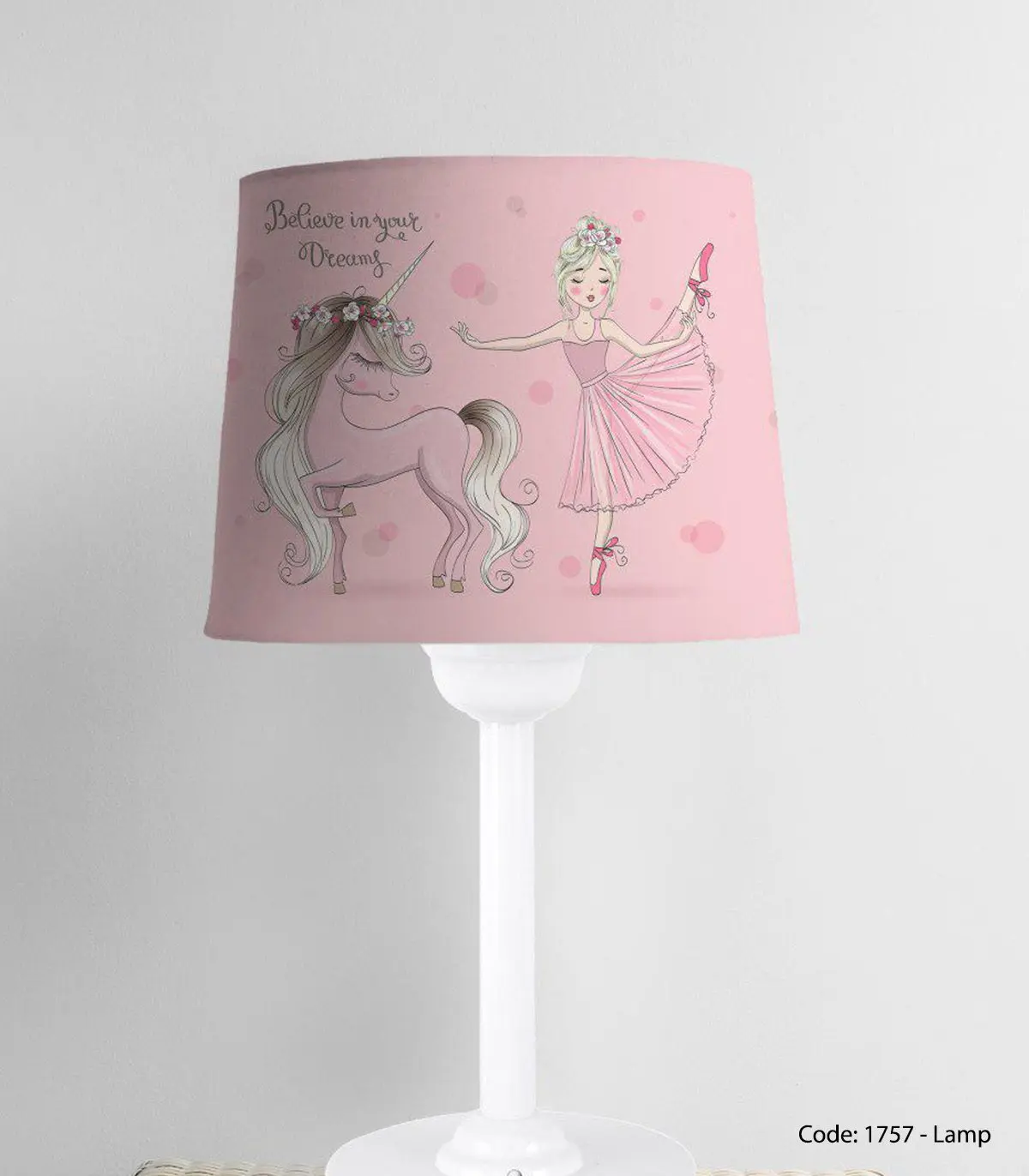 آباژور اتاق کودک دخترانه مدل UNICORN