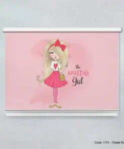 پرده شید بالارو سیسمونی مدل AMAZING GIRL