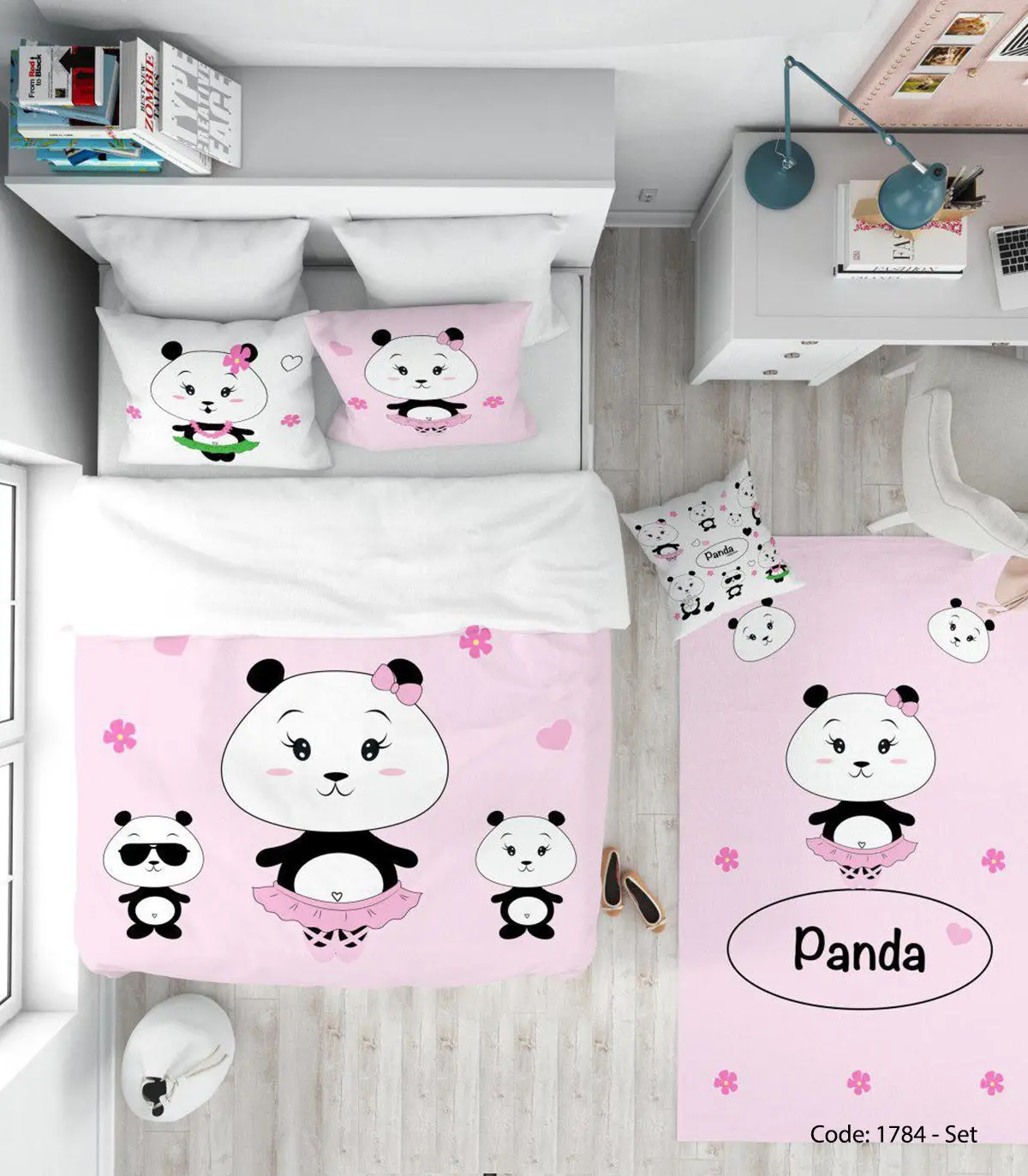 ست روتختی مخصوص اتاق سیسمونی مدل PANDA