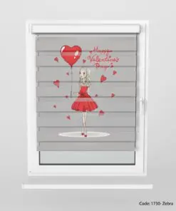پرده زبرا اتاق نوجوان مدل VALENTINE