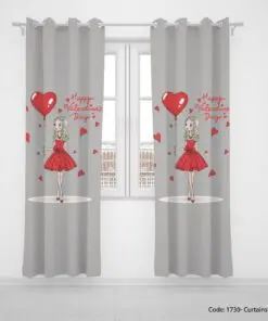 پرده پانچی اتاق نوجوان مدل VALENTINE