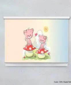 پرده شیدرول اتاق کودک مدل TEDDY