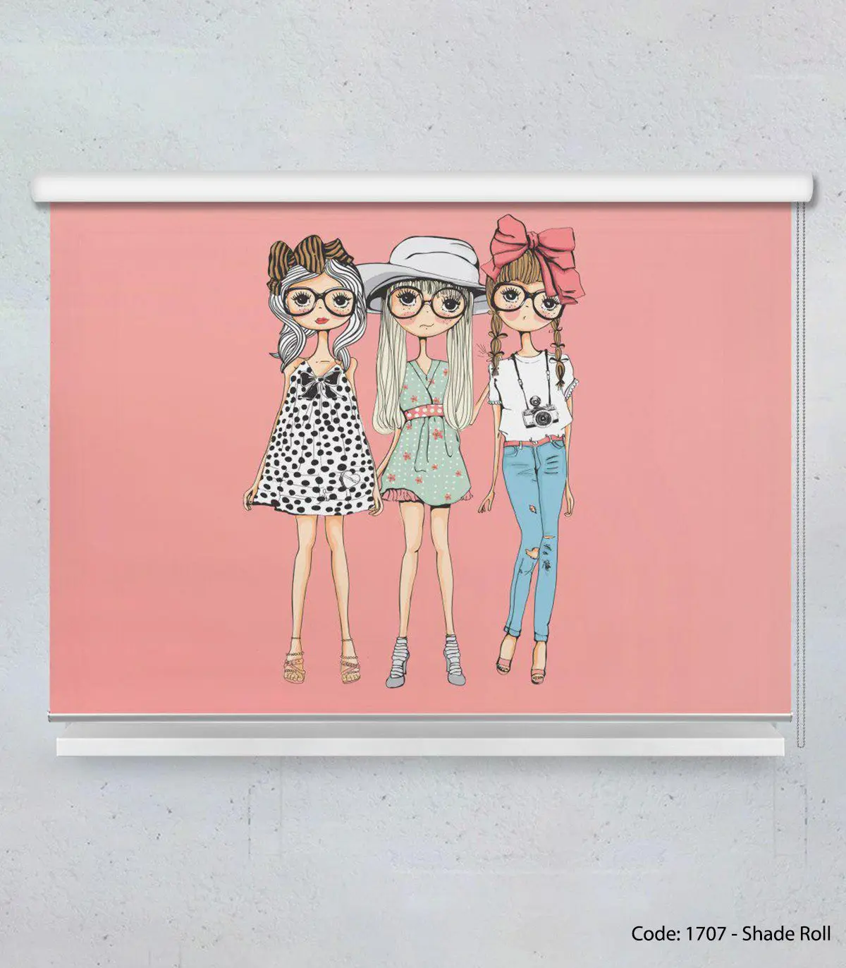 پرده شیدرول نوجوان مدل 3GIRLS