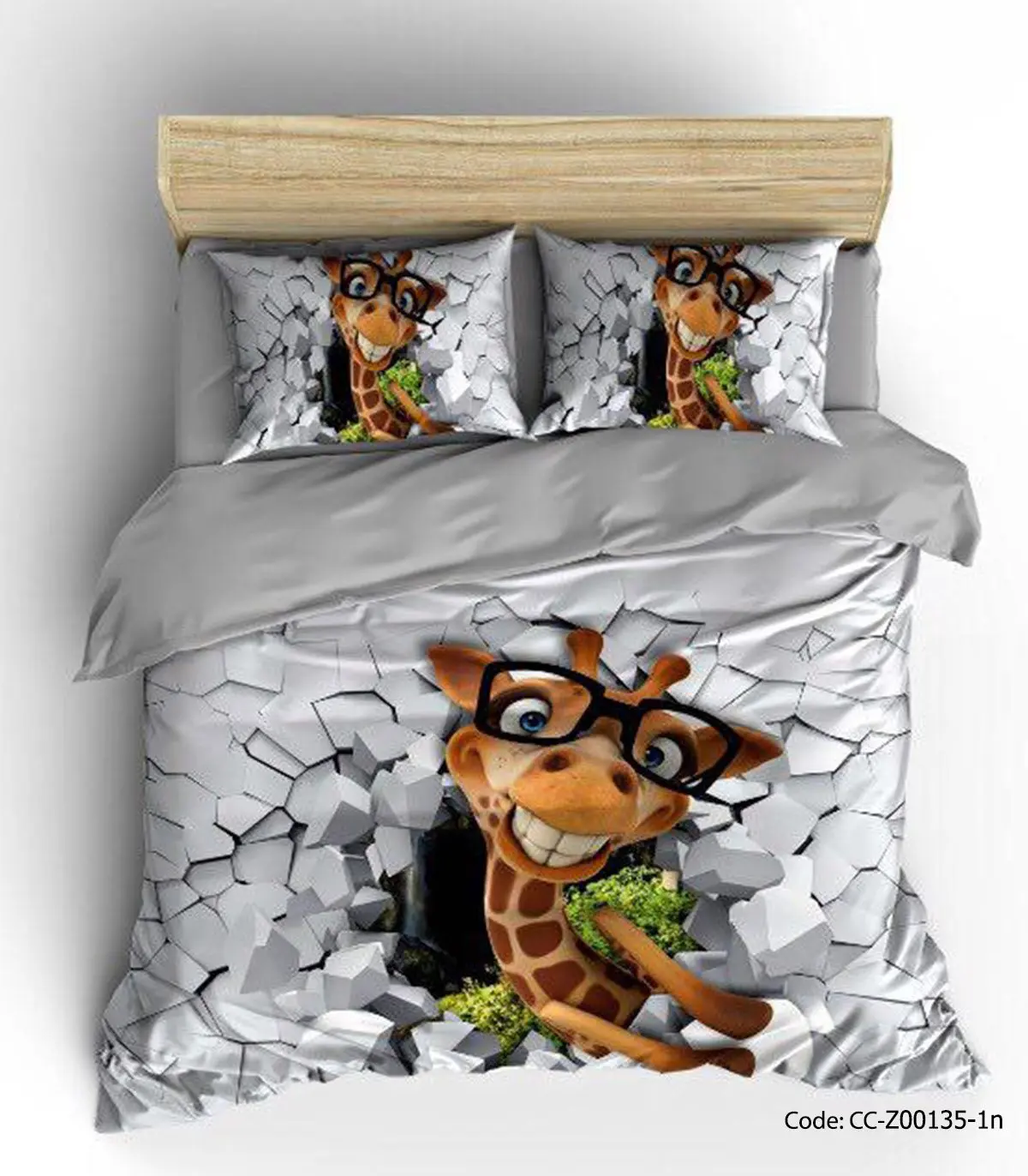 روتختی و ملحفه اتاق کودک مدل GIRAFFE