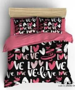 روتختی و ملحفه اتاق نوجوان مدل LOVE