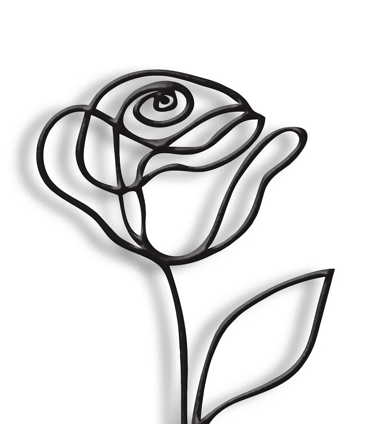 مجسمه مینیمال مدل رز کد 7006